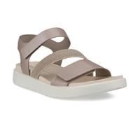 ECCO Flowt W - Sandalias de punta abierta para mujer, Gris rosa metálico, 41 EU