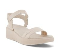 ECCO Flowtedge LX, Sandalias con tacón. Mujer, Limestone-Limestone, 37 EU