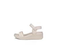 ECCO Flowtedge LX, Sandalias con tacón. Mujer, Limestone-Limestone, 38 EU