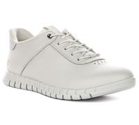 Ecco Gruuv Lite Zapatillas Slip On De Cuero Para Mujer Blancas EU 37-42