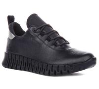 Ecco Gruuv W Cuero Laceup Gore Tex Fluidform Mujeres Trainer En Marino EU 37-42
