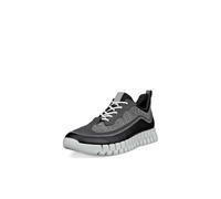ECCO Gruuv - Zapatillas deportivas para hombre, color negro, imán/acero, Negro/imán/acero, 13