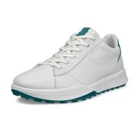 ECCO Men Street Vibe Zapatos de Golf para Hombre, Estándar (White/Baygreen, Sistema Tallas Calzado EU, Adulto, Números, Mediano, 43)