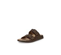 Ecco Hombre Cozmo 500984 Nubuck Nutmeg Brown Sandalias 45 EU