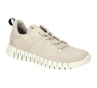 Ecco Hombre Gruuv White Zapato, Nubuck Grava, 41/41.5 EU