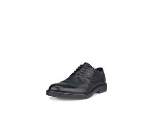 Ecco Hombre Metropole London 525614 Full Grain Leather Black Zapatos 42 EU