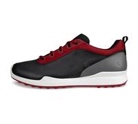 ECCO Hybrid Bny - Zapatillas de golf impermeables para hombre, Negro/rojo (Black/Chili Red), 6-6.5