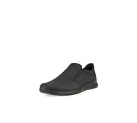 Ecco Irving 511744, Zapatillas sin Cordones Hombre, Negro (Black), 44 EU