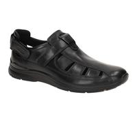 ECCO Irving - Sandalias de pescador para hombre, color negro, talla 7