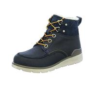 Ecco Jayden - Botas de Combate de Cuero, niños, Color Azul, Talla 40
