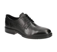 ECCO Lisbon Plain Toe Tie, Zapatos Hombre, Black, 45 EU
