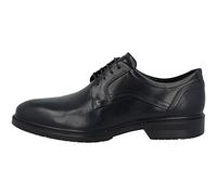 ECCO Lisbon Plain Toe Tie, Zapatos Hombre, Black, 43 EU