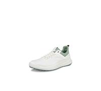 Ecco Men's Core Lace Waterproof Golf Shoe, White/Sedum Green, 11-11.5