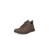 Ecco Men's Gruuv Gore-Tex Waterproof Sneaker, Dark Clay Nubuck, 12-12.5
