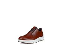 Ecco Men's Gruuv Studio Plain Toe Sneaker, Mink/Mocha, 11-11.5