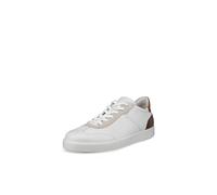 Ecco Men's Street Lite Vintage Sneaker, White/Gravel/Cashmere, 11-11.5