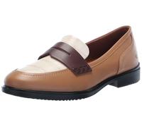 ECCO Mocasines clásicos de Vestir para Mujer de 15 centavos, Cachemira/Piedra caliza/Chocolate, 39/39.5 EU