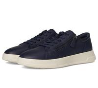 ECCO Move W 223813 BLU Marine Scarpe Donna Sneakers Pelle Lacci Zip 37