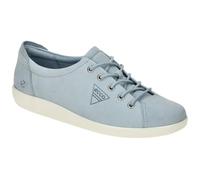 Ecco Zapatos para mujer Soft 2.0 20650302434 piel nobuk azul claro 38 EU