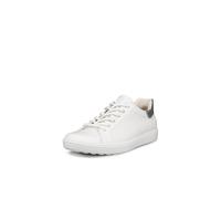 Ecco Mujer Soft 7 470843 Cuero White Pure Silver Entrenadores 37 EU