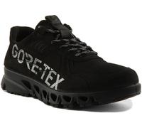 ECCO Múltiple Ventilación Cuero Exterior Trekking Negro Hombre Zapatillas GB 6 -
