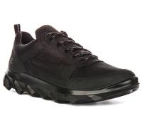Ecco Mx M Bajo Cuello Exterior Cuero Hombre Trainer En Azul Oscuro EU 41-46