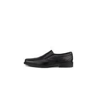 Ecco New Jersey 51504 - Mocasines de Cuero para Hombre, Color Negro, Talla 42