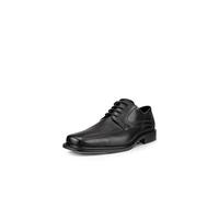 Ecco New Jersey 51514 - Zapatos clásicos de Cuero para Hombre, Negro, 40