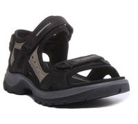 Ecco Offroad Nubuck Cuero Senderismo Mujer Sandalia En Rojo Negro EU 36-42