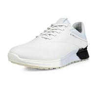 ECCO S Three 102944, Zapatos de Golf sin Pinchos Hombre, Blanco Negro Air, 43 EU