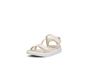 ECCO - Sandal suave para mujer, 3-Strap, gris, 41 EU