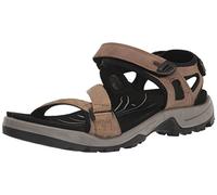 ECCO Sandalia deportiva Yucatan Coast para hombre, Nubuck marrón nuez moscada, 6-6.5