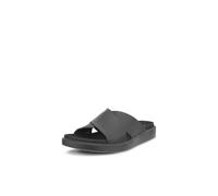ECCO Sandalia para hombre, color negro, talla 43 EU, Negro, 43 EU