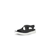 ECCO Sandalia para mujer, color negro, talla 36 EU, Negro, 36 EU