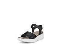 ECCO Sandalias de corcho con cuña Flowt para mujer, Negro -, 36/36.5 EU