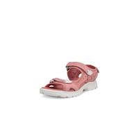 ECCO Sandalias deportivas Yucatan para mujer, Rosa Nubuck Viejo, 8-8.5