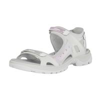 ECCO Sandalias Yucatan para mujer, Blanco (White/Iridescent), 38/38.5 EU