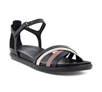 ECCO Simpil, Sandal Plana. Mujer, Negro Multicolor Black, 42 EU