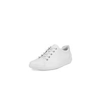 ECCO Soft 2.0 Tie, Zapatillas Mujer, Blanco (1007 White), 37 EU