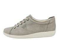 ECCO Soft 2.0 Tie, Zapatillas Mujer, Gris (2375 Warm Grey), 43 EU