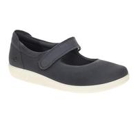 ECCO Soft 2.0, Zapatos Planos Mary Jane Mujer, Azul Marino, 37 EU