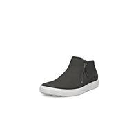 Ecco Soft 7 Side Zip Bootie Sneaker, Boots Mujer, Black, 40 EU