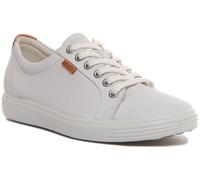 Ecco Soft 7 En Blanco Light Wright Suela De Eva Lace Up Trainer Talla UK 3-9