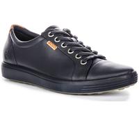 Ecco Soft 7 W En 430003 21038 Contrast Long Lace Trainer Navy Mujeres UK 3 - 9