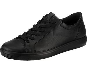 ECCO Soft 7 W Longlace Zapatillas para Mujer, Black y Black, 36 EU