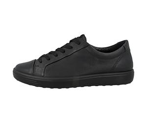 ECCO Soft 7 W Longlace Zapatillas para Mujer, Black y Black, 39 EU