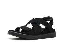 ECCO Soft Sandal Cross Strap, Sandalia Mujer, Black, 37 EU