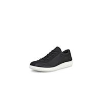 ECCO Soft Zero Lace Up, Zapatillas Mujer, Black, 40 EU