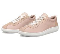 ECCO Soft Zero - Zapatillas con cordones para mujer, Rose polvo, 10-10.5