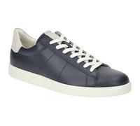 Ecco Tenis Street Lite Hombre de caña alta en piel con cordones Marine Shadow White Talla 12-12.5